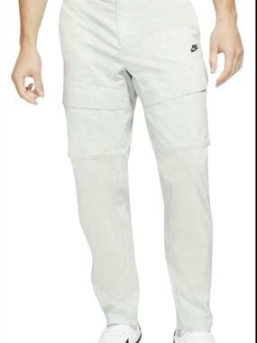 Nike Men's Light Gray Tech Pack Cargo Pants